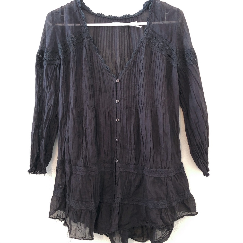 Long sleeve flowy top